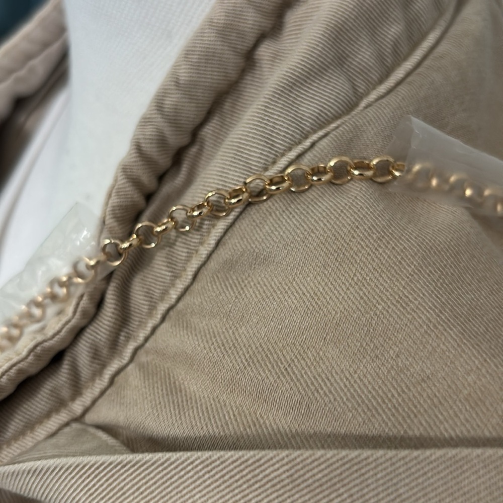 Nicole Miller New York NWT gold light chain - Picture 3 of 9